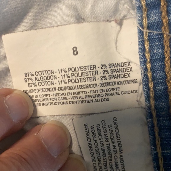 Gloria Vanderbilt Jeans size 8 lighter blue - Picture 4 of 7